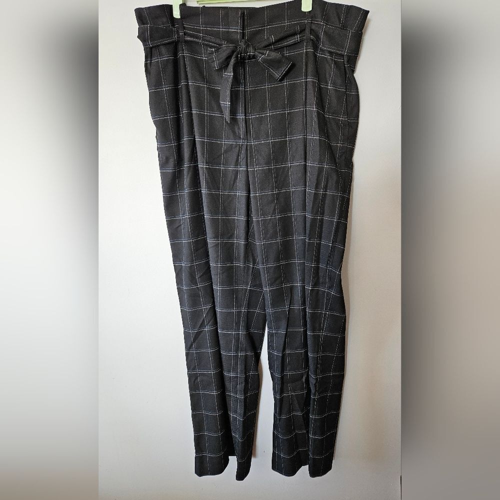 H&M Paperbag Waist Wide Leg Pants Size 16
